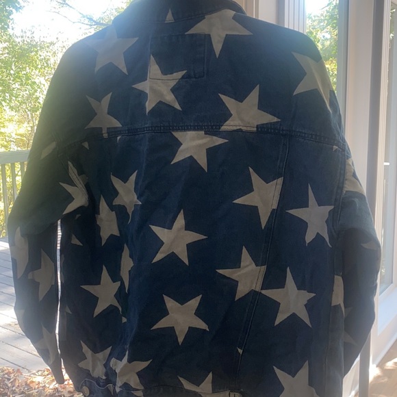 Fun stars ladened Jean jacket from Altar’d State - Picture 2 of 5